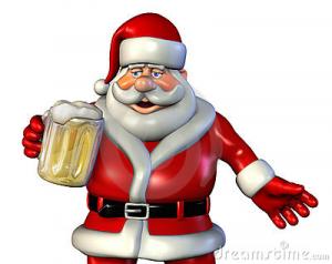 De kerstman drinkt toch ook bier